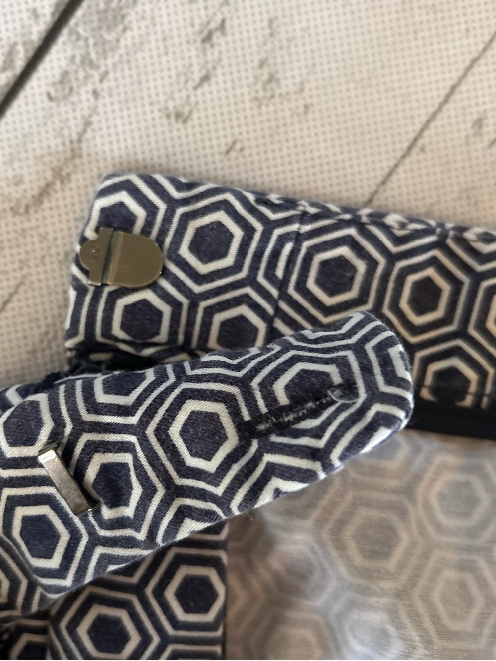 Two Women’s Blue Printed High Rise Shorts and a White/Cream Skort Bundle Sz 12 - Picture 8 of 12